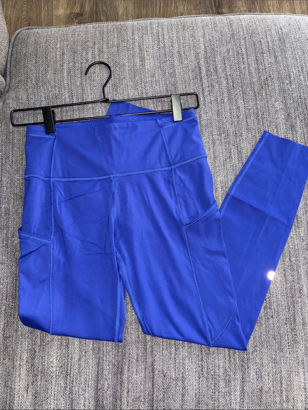 Fast and Free Lululemon 25” Bright Royal Blue High-Waist Pocket Leggings